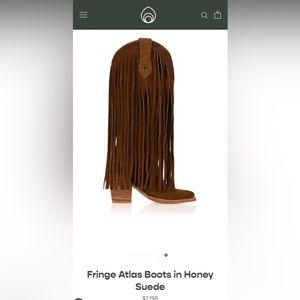 Brother Vellies Fringe Atlas Western Boots Honey